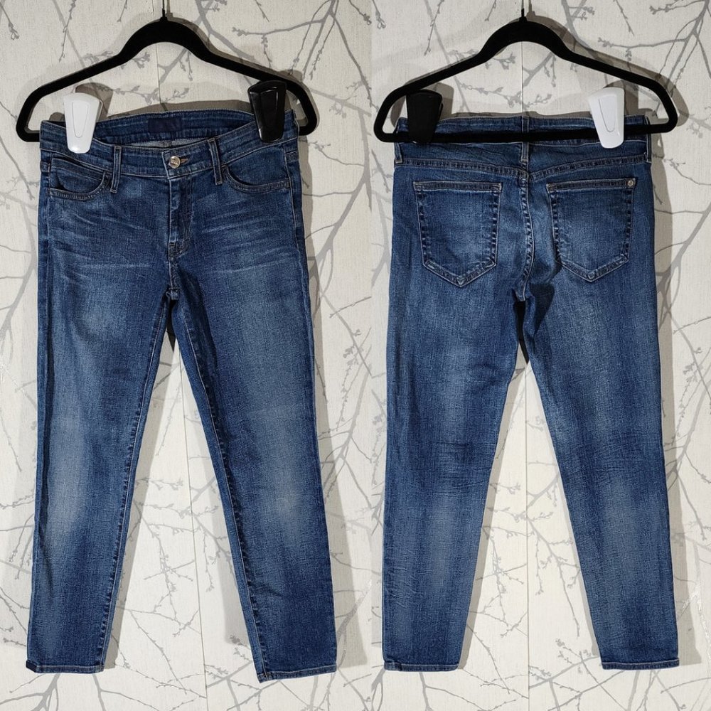 Koral Los Angeles Medium Wash Low Rise Skinny Ankle Jeans